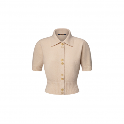 LOUIS VUITTON MONOGRAM BUTTON KNIT TOP 1AJHM6